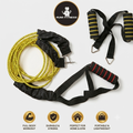 Resistance Bands Set for Home Workout by Rumi Fitness (1 year warranty)