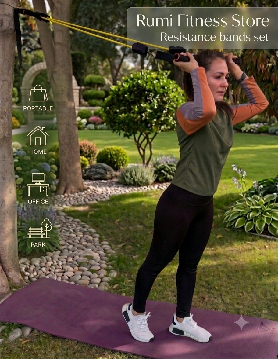 Rumi Home Gym kit with one year warranty-Daily Body Strength Training At Home
