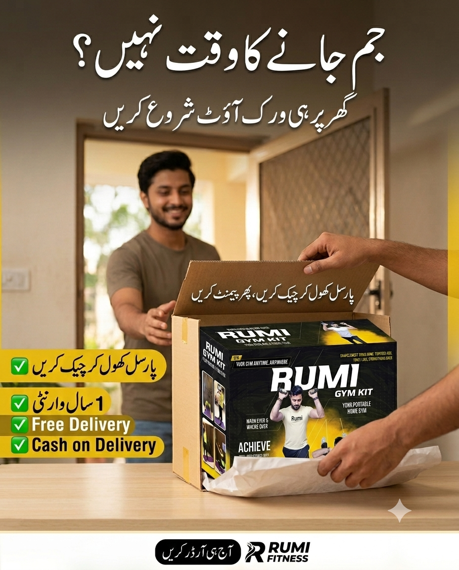 Rumi Home Gym kit with one year warranty-Daily Body Strength Training At Home