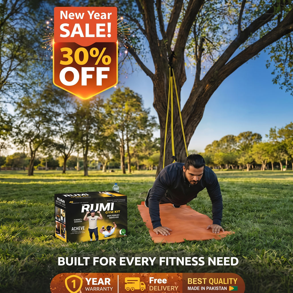 Rumi Home Gym kit with one year warranty-Daily Body Strength Training At Home