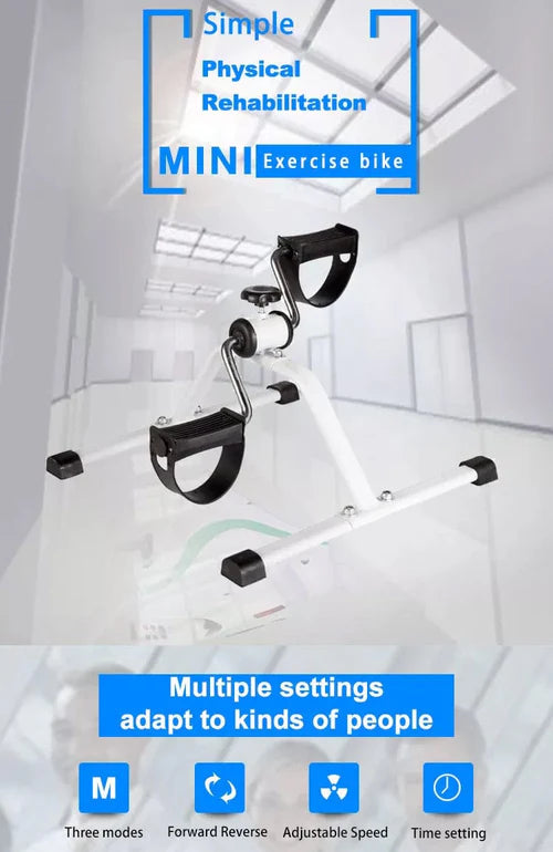 Mini Pedal Exerciser Cycle - White