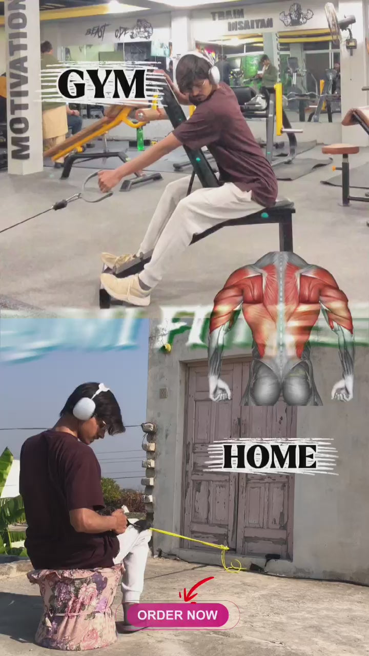 Rumi Home Gym kit with one year warranty-Daily Body Strength Training At Home